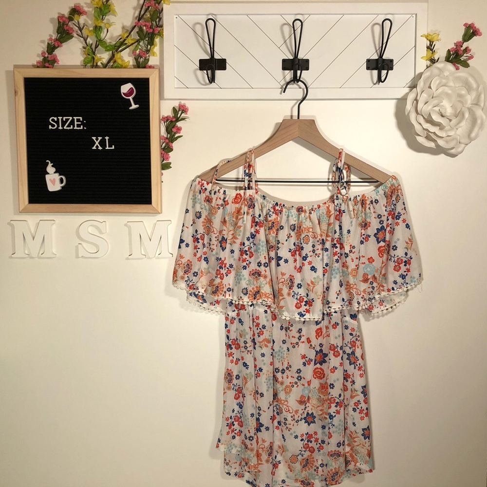 Siren Lily XL maternity cold shoulder top